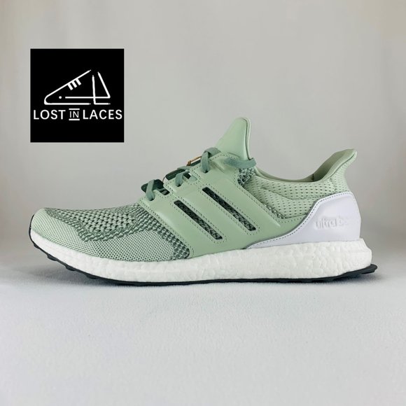 Adidas UltraBoost 1.0 Linen Green White Sneakers (Men's Sizes) New Running Shoes - Picture 1 of 7